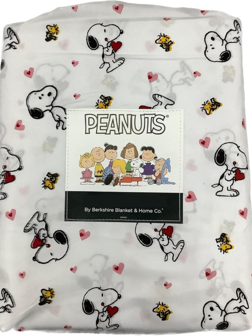 Valentine's Day Themed Queen Sheet Set - White with Pink & Red Hearts, Cozy